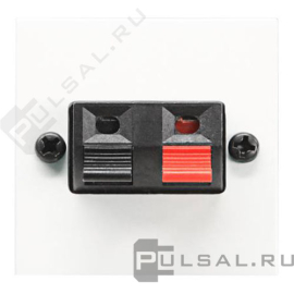 Розетка акустическая
Zenit,  1 пара,   цвет - белый,  пластмасса,  N2257.1 BL,  2CLA225710N1101,  ABB
 - PULSAL.RU