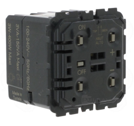 Механизм светорегулятора (диммера) 3-400 Вт/ВА, для LED 3-75 ВА
Celiane,  клавишный,  с возможностью управления с 2-х мест,  лампы накаливания и галогенные 220В (R),  лампы с индукционным (обмоточным) трансформ.(L),  лампы с электронным (емкостным) трансформ.(C),  диммируемые лампы LED 220В (LEDi тип L),  диммируемые лампы LED 220В (LEDi тип C),  067083,  0 670 83,  Legrand
 - PULSAL.RU