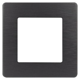Рамка Сатин
Эра 12,  1 пост,   цвет - графит сатин,  вертикальная,  горизонтальная,  пластмасса,  Б0052505,  12-5101-12,  ЭРА
 - PULSAL.RU