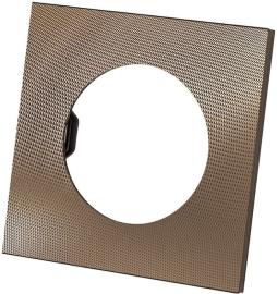 Рамка
Байкал,  1 пост,   цвет - бронзовый текстурированный алюминий,  вертикальная,  горизонтальная,  металл,  SQ1819-0455,  TDM
 - PULSAL.RU