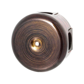 Распределительная коробка диам.78 мм (4 кабельных ввода в компл.)
Лизетта,  для полых стен и гипрока,  для сплошных стен,   цвет - бронза,  B1-521-25-K,  Bironi
 - PULSAL.RU