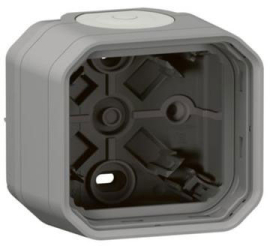 Коробка для накладного монтажа с сальниками
Plexo Nouveau,   цвет - серый,  пластмасса,  069651L,  0 696 51L,  Legrand
 - PULSAL.RU