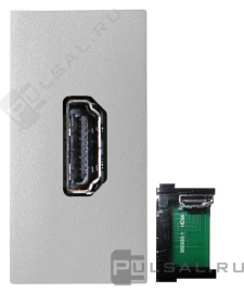 Розетка HDMI с разъемом под углом
Zenit,   цвет - серебряный,  пластмасса,  N2155.7 PL,  2CLA215570N1301,  ABB
 - PULSAL.RU