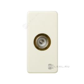 Розетка одиночная узкая
Simon 27 play,  Simon 27 neos,  Simon 27,  телевизионная (TV),  одинарная,   цвет - слоновая кость,  пластмасса,  27475-31,  Simon
 - PULSAL.RU
