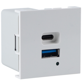 Зарядка USB 4.2A, 65W, quick charge
Лючки DDSB,  Лючки DFB,  USB type-C 5V,  USB type-A 5V,  двойная,   цвет - белый,  пластмасса,  DUSB4200WAF,  Donel
 - PULSAL.RU