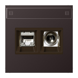 Розетка одиночная TV+RJ45
LS 990,  LS ZERO,  LS-design,  телевизионная (TV),  одинарная,   цвет - алюминий темный,  металл,  MMDAL4521D,  JUNG
 - PULSAL.RU