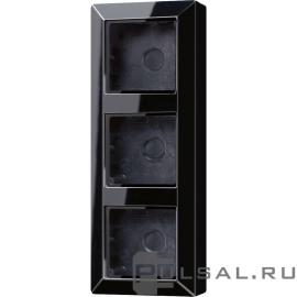 Накладная коробка c рамкой
A creation,  A 550,  A flow,   цвет - черный,  пластмасса,  AS583ASW,  AS 583 A SW,  JUNG
 - PULSAL.RU