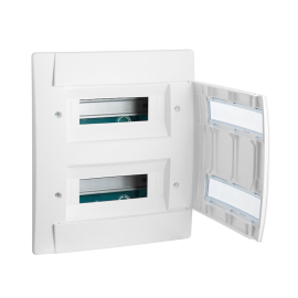 Щит (бокс) с шиной N&E, Nedbox, встраиваемый, IP 40,  модулей - 12, пластмасса,  цвет - белый, 601118, Legrand - PULSAL.RU