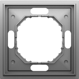 Рамка Podium 
S08,  1 пост,   цвет - серый графит,  вертикальная,  горизонтальная,  пластмасса,  DS21159,  Donel
 - PULSAL.RU
