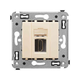Розетка HDMI
Avanti,   цвет - ванильная дымка,  пластмасса,  4405253DKC,  DKC_4405253,  DKC
 - PULSAL.RU