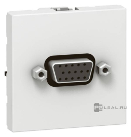 Розетка VGA (HD-15)
Mosaic,  DLP,  DLP floor,  DLP IP 44,  DLP IP 40,   цвет - белый,  пластмасса,  078757,  0 787 57,  Legrand
 - PULSAL.RU