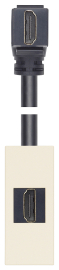 Розетка HDMI
Linea,   цвет - бежевый матовый Canvas,  пластмасса,  30346.HC VIM,  30346.HC,  Vimar
 - PULSAL.RU