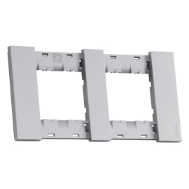 Рамка
Soft Touch,  2 поста,   цвет - серый матовый,  горизонтальная,  пластмасса,  AA4802M2AS,  MEITON
 - PULSAL.RU