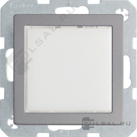 Светодиодный световой сигнал, белое освещение
Q.1,  Q.3,  Q.7,   цвет - алюминий бархат,  пластмасса,  29536084,  2953 60 84,  Berker
 - PULSAL.RU