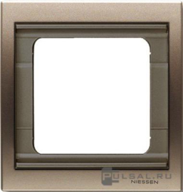 Рамка
Olas,  1 пост,   цвет - медь атласная,  вертикальная,  горизонтальная,  металл,  8471 CS,  8471 CS,  ABB
 - PULSAL.RU