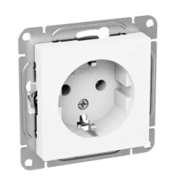Розетка 
Epica,  без шторок,  с заземлением,  одинарная,  винтовые клеммы,   цвет - белый,  пластмасса,  UP1-SOW-110,  EKF
 - PULSAL.RU