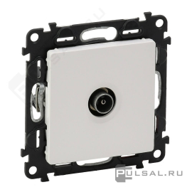 Розетка оконечная
Valena Life,  телевизионная (TV),  одинарная,   цвет - белый,  пластмасса,  753460,  7 534 60,  Legrand
 - PULSAL.RU