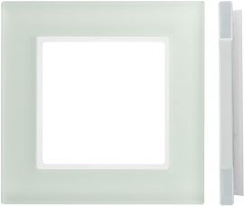 Рамкa Classic
Epsilon,  1 пост,   цвет - натуральное стекло матовое,  вертикальная,  горизонтальная,  стекло,  K14-245-01.E/NG,  28-241,  LIREGUS
 - PULSAL.RU