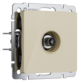 Розетка оконечная
Alumax,  Split,  Slab,  Senso,  Baguette,  Acrylic,  Platinum,  Elite,  Snabb,  Stream,  Flock,  Stark,  Fiore,  Favorit,  Diamant,  Aluminium,  Antik,  Metallic,  телевизионная (TV),  одинарная,   цвет - айвори акрил,  пластмасса,  W1183043,  a064065,  Werkel
 - PULSAL.RU