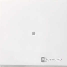 Выключатель двухполюсный с самовозвратом
F100,  одноклавишный,  с индикацией,   цвет - белый глянцевый,  пластмасса,  0122112,  0122 112,  Gira
 - PULSAL.RU