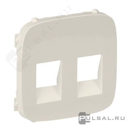 Накладка
Valena Allure,  2 пары,   цвет - слоновая кость,  пластмасса,  755376,  7 553 76,  Legrand
 - PULSAL.RU