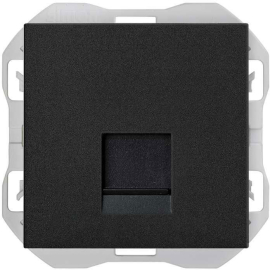 Розетка компьютерная RJ45 Cat.6 (UTP)
Simon 270,  одинарная,   цвет - черный матовый,  пластмасса,  20000187-098,  Simon
 - PULSAL.RU