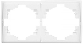 Рамка Strong
Miele Strong,  2 поста,   цвет - жемчуг,  горизонтальная,  пластмасса,  KR-78-0752-4,  Kranz
 - PULSAL.RU