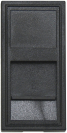 Розетка компьютерная RJ45 UTP
Лючки DDSB,  Лючки DFB,  одинарная,   цвет - черный матовый,  пластмасса,  DECF12ANM5,  Donel
 - PULSAL.RU