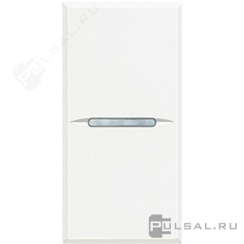 Кнопка Н.О. Axial
Axolute,  Axolute AIR,  одноклавишный,   цвет - белый,  пластмасса,  HD4005N,  BTicino
 - PULSAL.RU