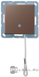 Выключатель со шнурком
A VIVA,  A creation,  A 550,  A flow,  без подсветки,   цвет - мокко,  пластмасса,  A506BFNUZMO,  A 506 BF NUZ MO,  JUNG
 - PULSAL.RU