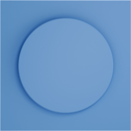 Накладка для механизма светорегулятора 
S70,  поворотно-нажимной,  с возможностью управления с 2-х мест,  лампы накаливания и галогенные 220В (R),  лампы с электронным (емкостным) трансформ.(C),  диммируемые лампы LED 220В (LEDi тип C),   цвет - деним,  пластмасса,  VLS002015,  Voltum
 - PULSAL.RU