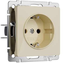 Розетка
Alumax,  Split,  Slab,  Senso,  Baguette,  Acrylic,  Platinum,  Elite,  Snabb,  Stream,  Flock,  Stark,  Fiore,  Favorit,  Diamant,  Aluminium,  Antik,  Metallic,  со шторками,  с заземлением,  одинарная,  винтовые клеммы,   цвет - айвори акрил,  пластмасса,  W1171143,  a064061,  Werkel
 - PULSAL.RU