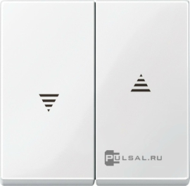 Клавиша для выключателей жалюзи
M-Smart,  M-Plan,  M-Elegance,  M-Pure,  без фиксации,  с фиксацией,  без подсветки,   цвет - полярно-белый,  пластмасса,  MTN432419,  MEG432419,  Merten
 - PULSAL.RU