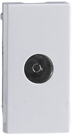 Розетка одиночная TV
Лючки DDSB,  Лючки DFB,  телевизионная (TV),  одинарная,   цвет - белый,  пластмасса,  DECF15W,  Donel
 - PULSAL.RU