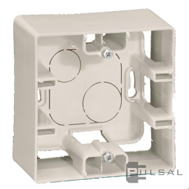 Коробка для накладного монтажа
Etika,   цвет - слоновая кость,  пластмасса,  672520,  6 725 20,  Legrand
 - PULSAL.RU