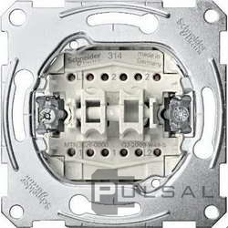 Переключатель 16А
M-Trend,  M-Smart,  M-Plan,  M-Elegance,  M-Pure,  M-Pure Decor,  Antique,  Artec,  D-Life,  двухклавишный,  без подсветки,  MTN3626-0000,  MEG3626-0000,  Merten
 - PULSAL.RU