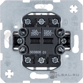 Кнопка Н.О. + переключатель
R.1,  R.3,  R.8,  K.1,  K.5,  Q.1,  Q.3,  Q.7,  S.1,  B.3,  B.7,  двухклавишный,  50380801,  5038 08 01,  Berker
 - PULSAL.RU