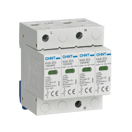Ограничитель перенапряжения (УЗИП) NB pro, 4 полюса, Класс 2, 40 кА, 100 кА, 368976 Chint, CHINT - PULSAL.RU
