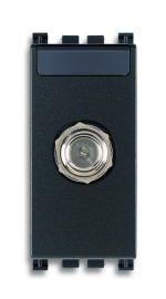 Розетка одиночная (F-разъем)
Arke,  телевизионная (TV),  одинарная,   цвет - антрацит серый,  пластмасса,  19318 VIM,  19318,  Vimar
 - PULSAL.RU