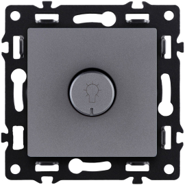 Светорегулятор для светодиодных ламп 5-200 Вт/ВА
Asthetik,  поворотно-нажимной,  лампы накаливания и галогенные 220В (R),  лампы с индукционным (обмоточным) трансформ.(L),  лампы с электронным (емкостным) трансформ.(C),  диммируемые лампы LED 220В (LEDi тип L),  диммируемые лампы LED 220В (LEDi тип C),   цвет - серый,  пластмасса,  AS-023GY,  Kollinger
 - PULSAL.RU