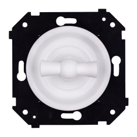 Выключатель
Шедель Бриз,   цвет - белый матовый,  пластмасса,  B3-202-21M,  Bironi
 - PULSAL.RU