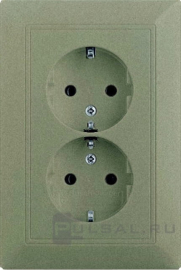 Розетка
Basic 55,  без шторок,  с заземлением,  двойная,  безвинтовые клеммы,   цвет - шампань,  пластмасса,  20-02 EUJ-93-507,  2CKA002014A1476,  ABB
 - PULSAL.RU