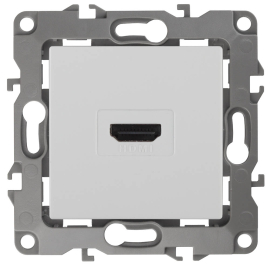 Розетка HDMI
Эра 12,   цвет - белый,  пластмасса,  Б0027481,  12-3114-01,  ЭРА
 - PULSAL.RU