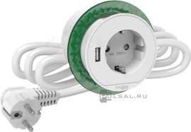 Блок XS в стол - з.у. USB type-A, 3.1А и розетка
Unica System+,  Trading basket,  USB type-A 5V,  Электр. с USB,  одинарная,   цвет - белый,  пластмасса,  INS44004,  Schneider Electric
 - PULSAL.RU