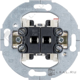Выключатель
R.Classic,  двухклавишный,  без подсветки,  с возможностью подсветки,  303501,  3035 01,  Berker
 - PULSAL.RU